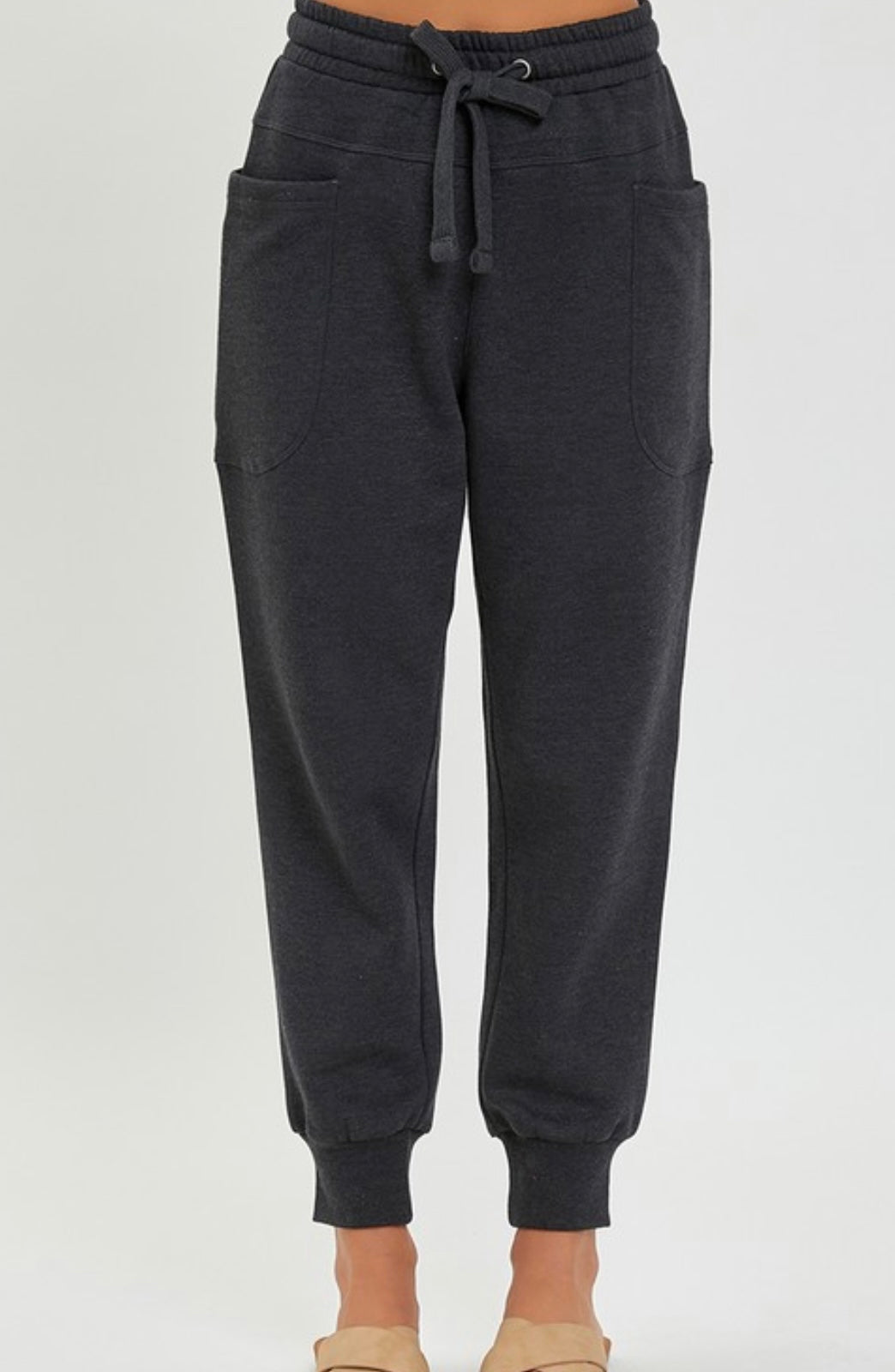 Risen Sweat charcoal knit joggers sweat