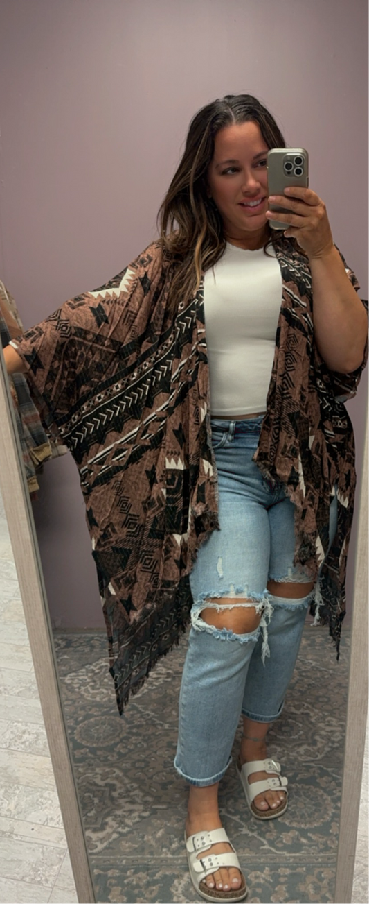 Aztec boho wrap NEW