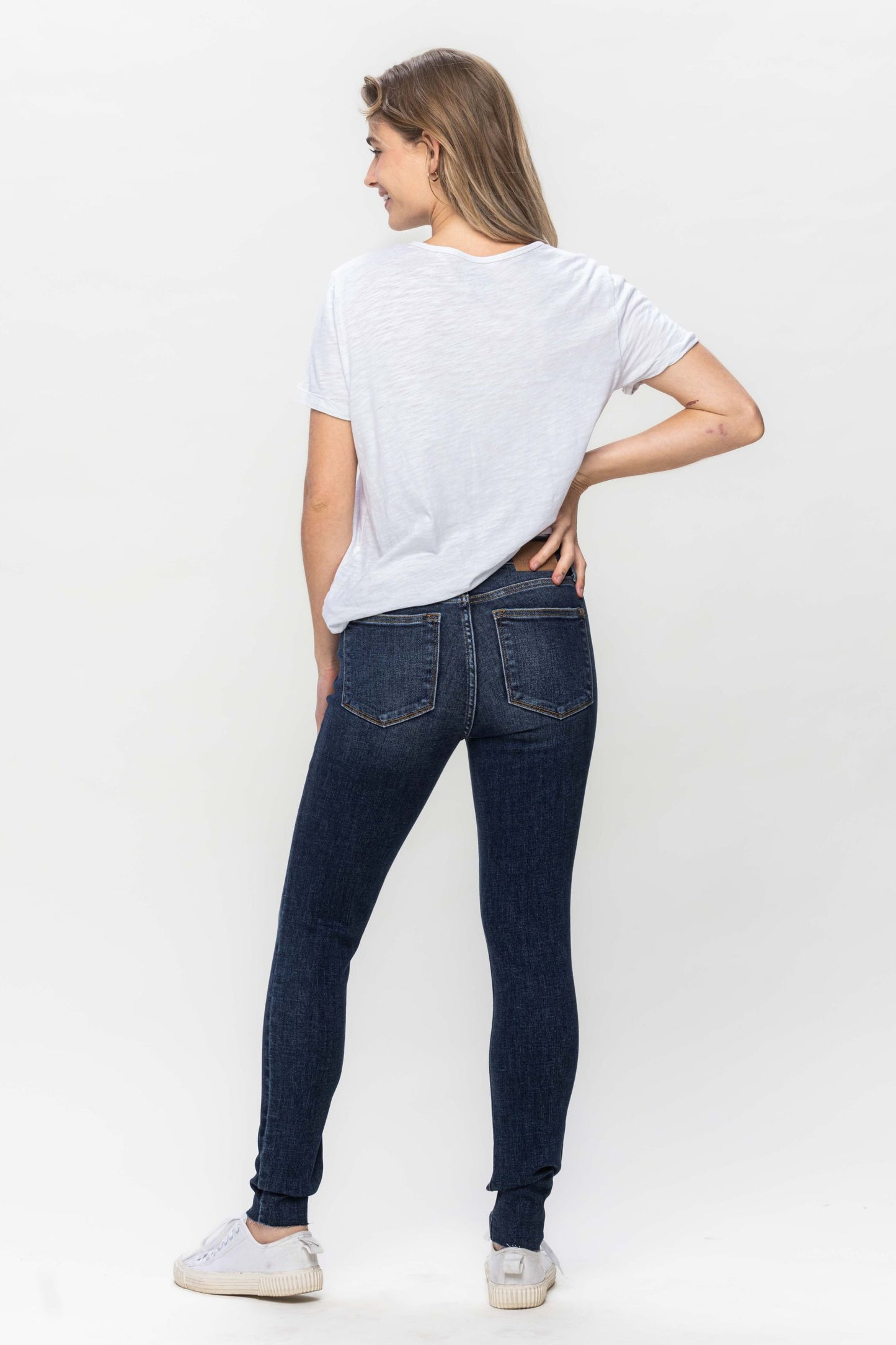 Judy Blue raw hem skinny sale