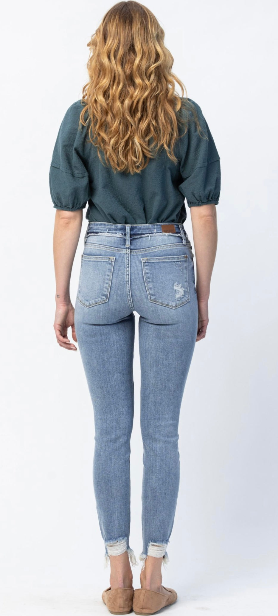 Judy blue Mid rise Release waistband skinny jeans