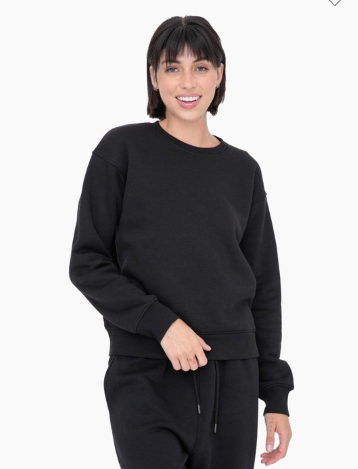 Mono B classic fit fleece sweatshirt