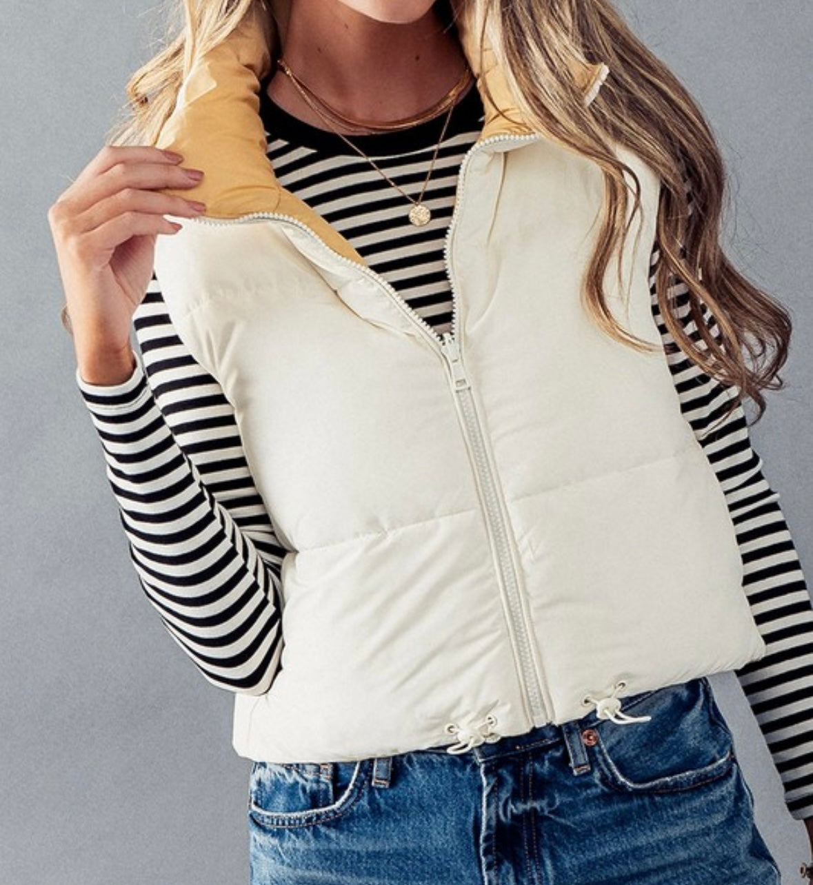 Trend Notes Reversible puff vest