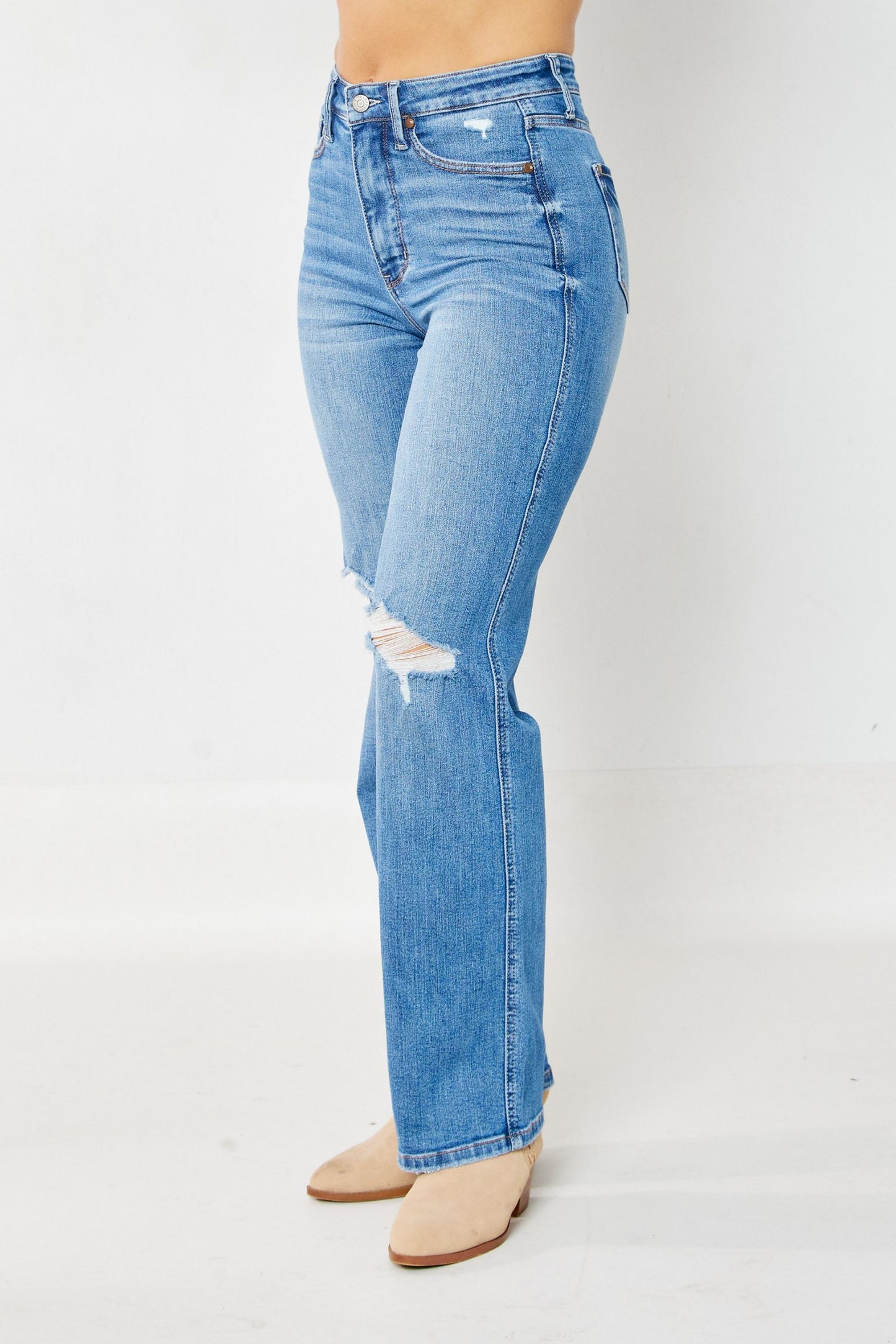 Judy Blue Top Tummy Control Straight Leg Jeans NEW