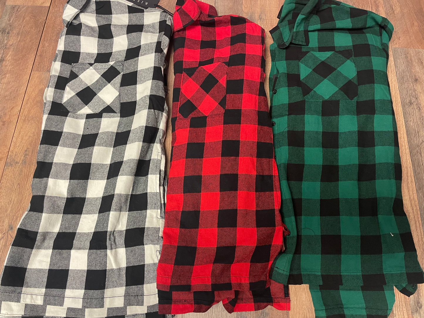 Risen Buffalo plaid flannel oversized long sleeve shirt SALE